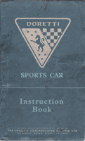 Original Doretti Instruction Book... stolen...#¤%#%¤#/§§=(